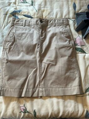 Old Navy Khaki A-Line Skirt